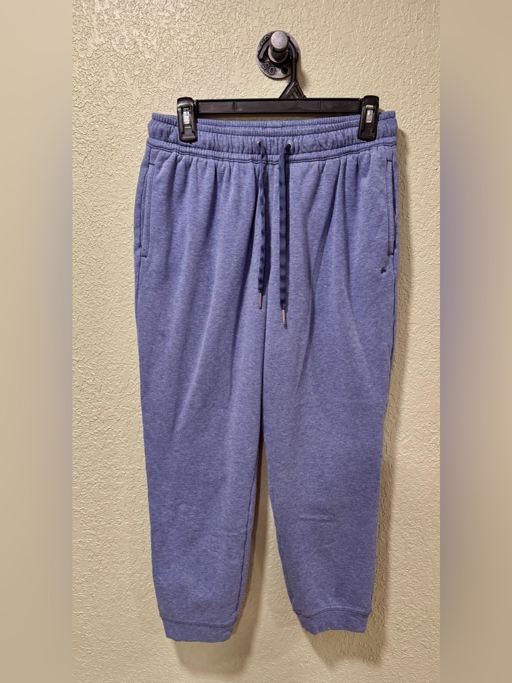 Travis Mathew Heathered Blue Drawstring Joggers size Small